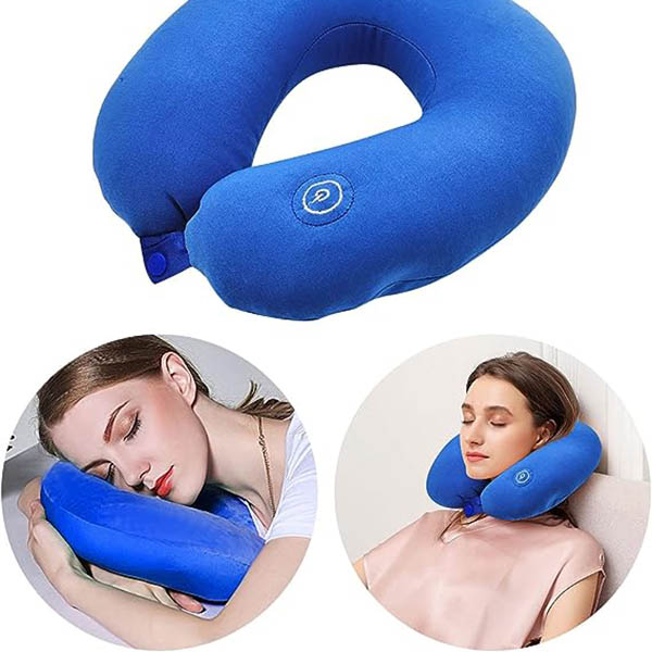 Electric Vibrate Neck Massager Pillow