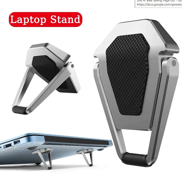 Metal Foldable Laptop Stand (1 Pair)