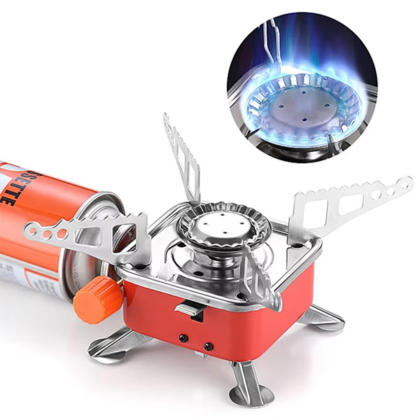 Outdoor Mini Stove With Gas Bottle