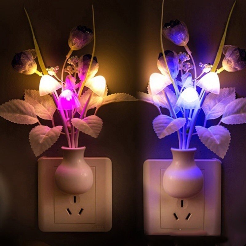 Mushroom Night Sensor Lamp