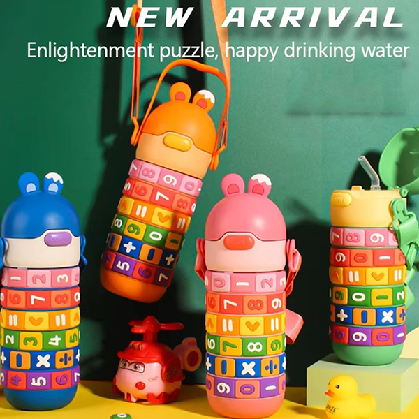 360 Rotatable Puzzle Vacuum Flask