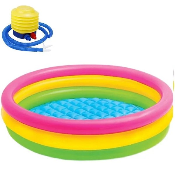 Inflatable Baby Swimming Pool With Air Pump