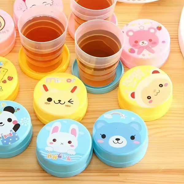 Portable cartoon Folding Cup