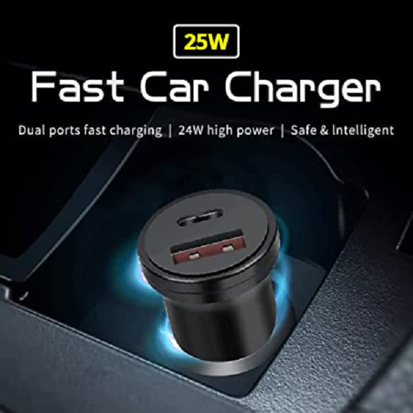 USB &amp; C Type Quick Car Charger