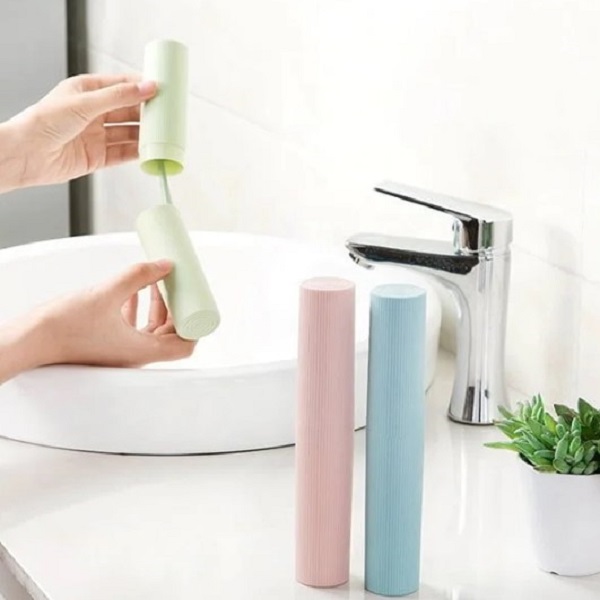 Mini Slim Toothpaste &amp; Brush Holder