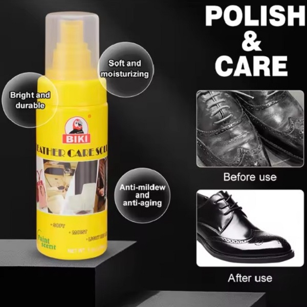 BIKI Leather Cleaner &amp; Polish Spray