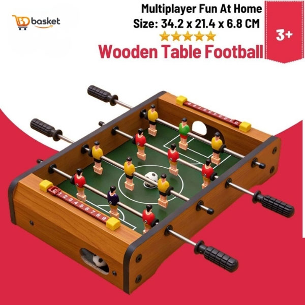 Mini Wooden Table Soccer Game